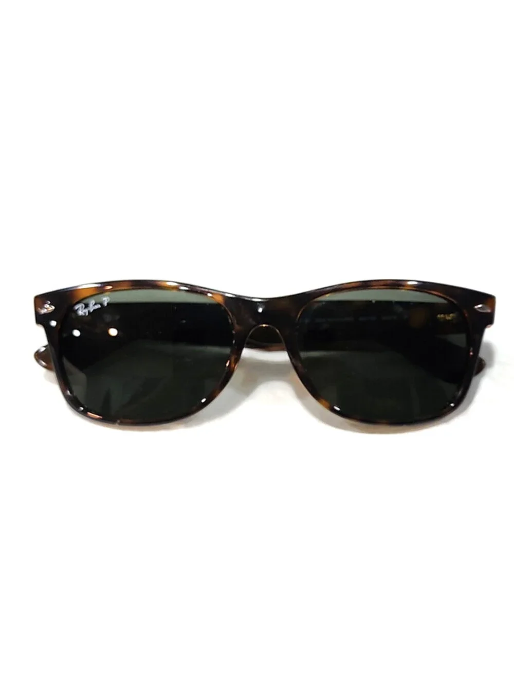 Ray Ban RB2132 902/58 Tortoise New Wayfarer Polarized Sunglasses 55/18 3P